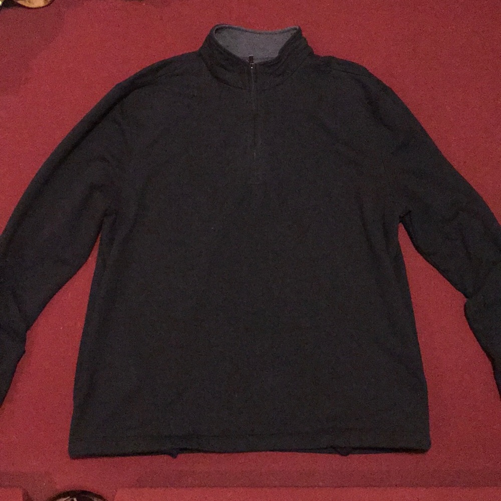 Black Golf Pullover with Pockets